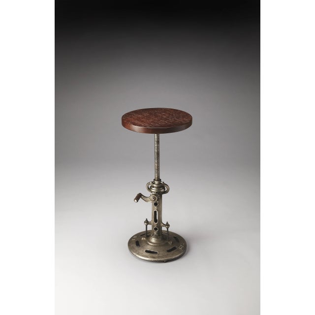 Industrial Everson Wood & Metal 27" Counter Stool, Multi-Color For Sale - Image 3 of 3