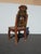 Vintage Rustic Country Style Side Chair W Carved Fruit Backrest For Sale - Image 14 of 14