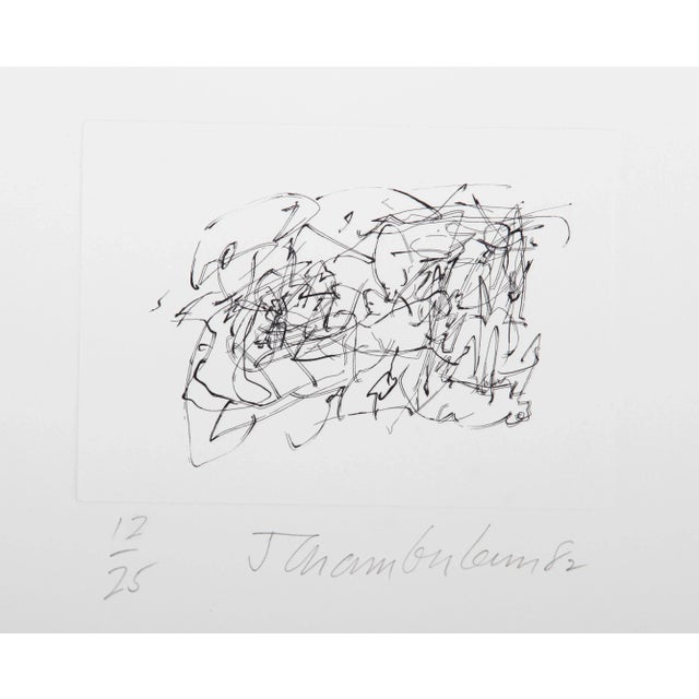 Contemporary John Chamberlain, I From the Ten Coconut Portflio, Etching For Sale - Image 3 of 3