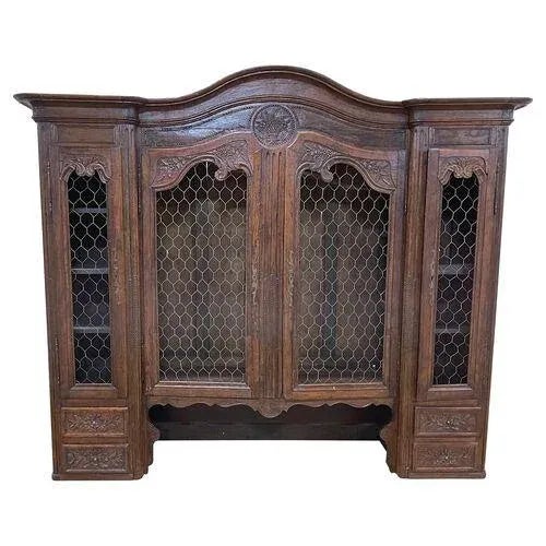 Antique French Wall Hutch For Sale - Image 11 of 11