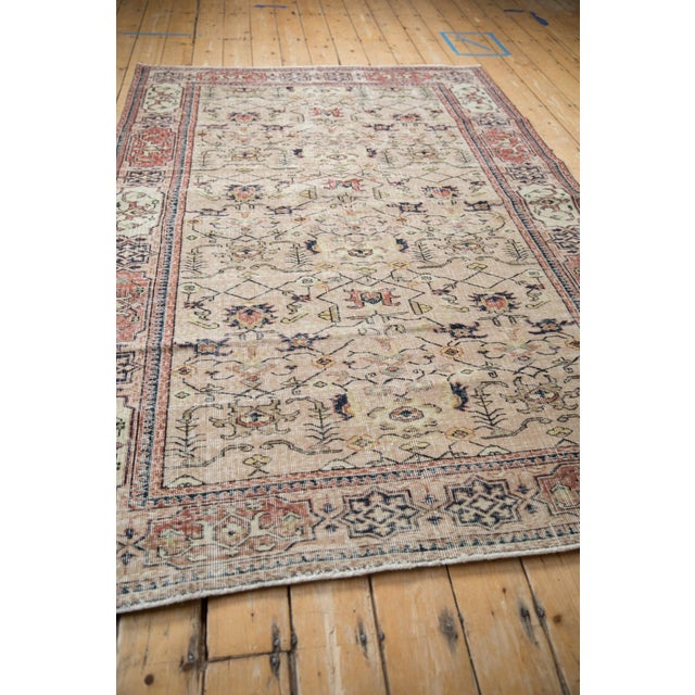 Textile Vintage Distressed Sparta Carpet - 5'5" x 7'10" For Sale - Image 7 of 9