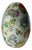 Vintage Chinese Famille Rose Porcelain Egg Vase - Hundred Fruits 11" Large For Sale