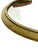 Wood 20thC. Mid-Century Modern Brass and Wood Oval Serving Tray With Mirrored Glass For Sale - Image 7 of 12