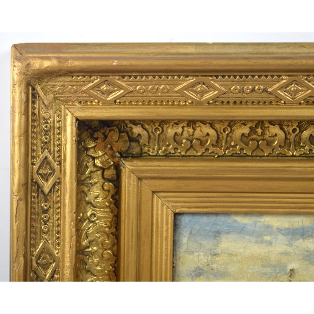 Late 19th Century Olof Hermelin Original Signed Landscape Painting in Fine Antique Frame For Sale - Image 5 of 7