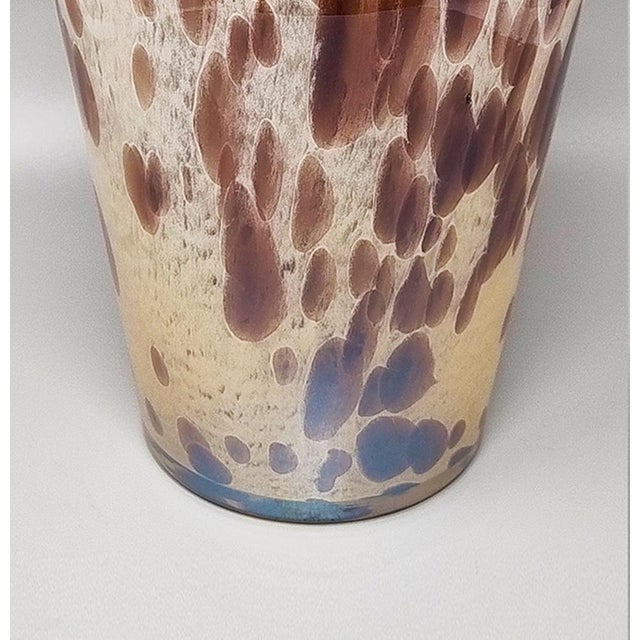 1970s Handrafted Murano Glass Vase from Maestro del Vetro, Italy, 1970s For Sale - Image 5 of 6