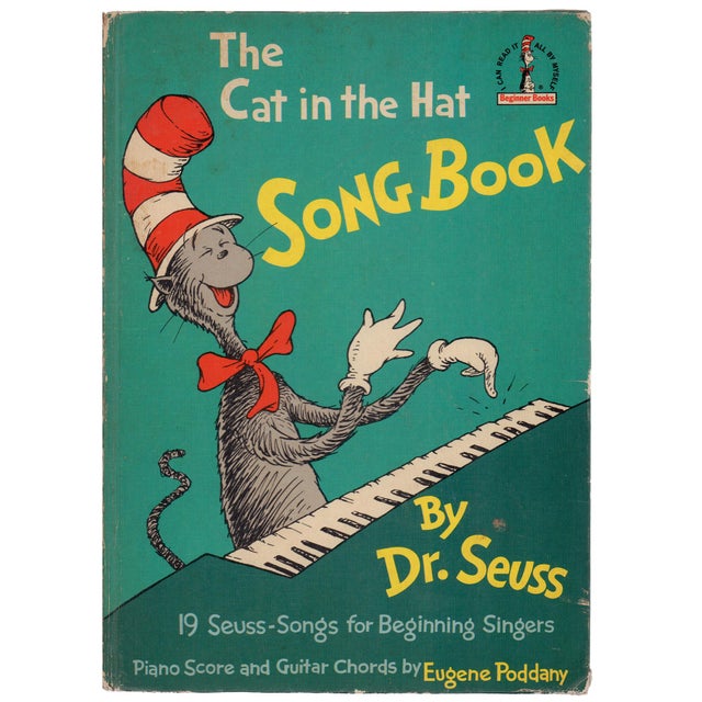 1967 The Cat In The Hat Song Book Coffee Table Book Chairish