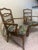 A pair of solid wood French A pair of solid wood French Provincial armchairs by Drexel Furniture Co., with the original...