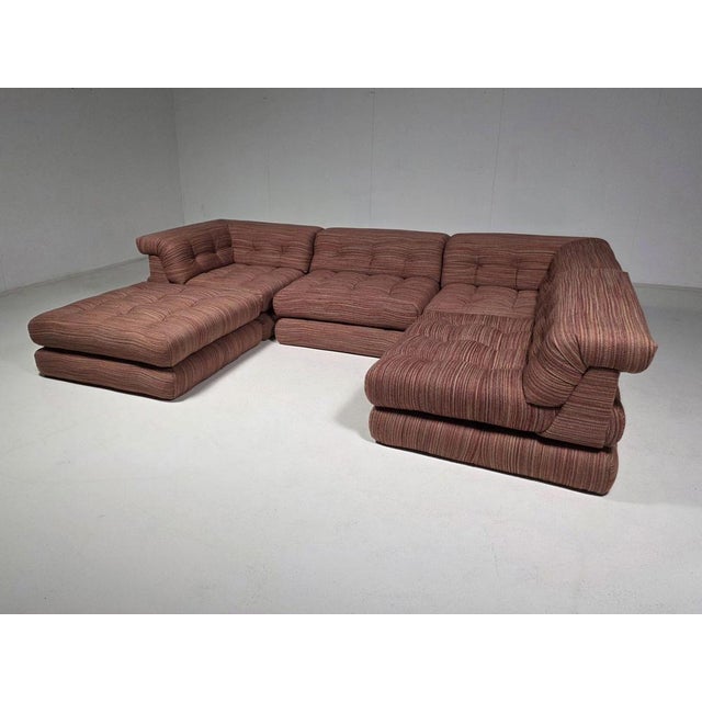 Early Edition Mah Jong Modular Sofa by Hans Hopfer for Roche Bobois, 1970s, Set of 12 For Sale - Image 6 of 11
