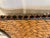 Vintage Boho Chic Bamboo and Split Reed Footed Square Basket Tray For Sale In Mobile - Image 6 of 9