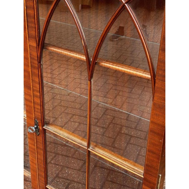 Display Cabinet with Astragal Glazed Doors and Glass Shelves For Sale - Image 5 of 8