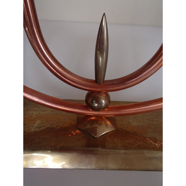Mid-Century Modern Modern Brass & Copper Candleholder, 1950s For Sale - Image 3 of 14