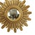 Small Sunburst Mirror in Gold, 1960s For Sale - Image 12 of 15