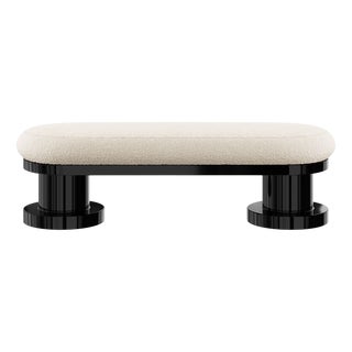 Theo Wood Bench by Hommés Studio For Sale