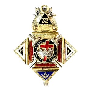 Vintage Masonic Knights Templar Fob Pendant