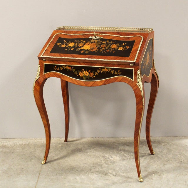 19th Century Napoleon III Writing Desk For Sale - Image 16 of 16