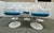Plastic Eero Saarinen for Knoll Tulip Swivel Arm Chairs, Set of Five For Sale - Image 7 of 12