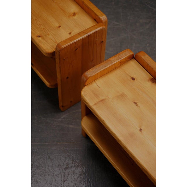 Wood Modernist Nightstands, Set of 2 For Sale - Image 7 of 13