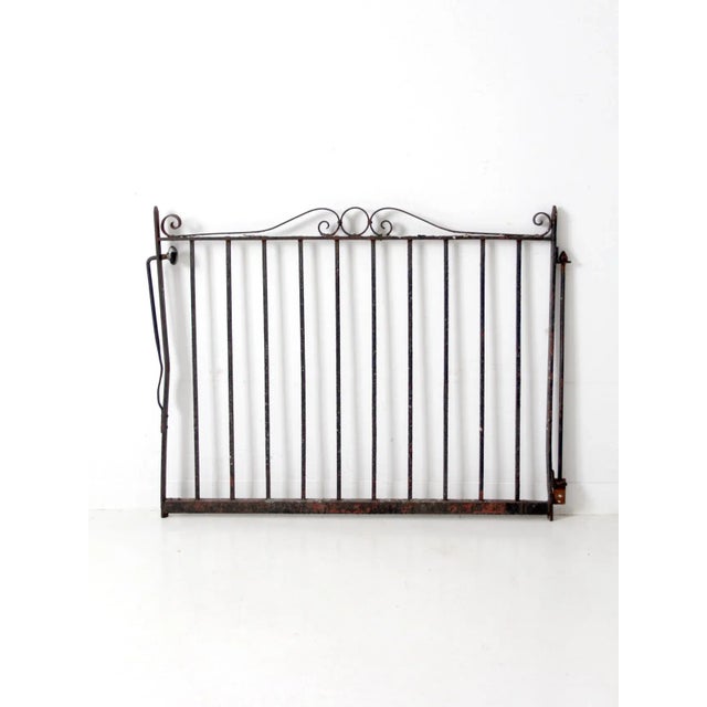 Antique Wrought Iron Gate For Sale - Image 12 of 13