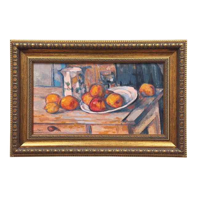 Gold Framed Paul Cezanne Canvas Print For Sale