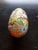 EXQUISITE Brass Enamel Cloisonne 6" Egg Figurine This exquisite 6" brass enamel cloisonne egg figurine is a stunning...