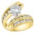 1.5 Carat Solitaire Round Shape 2.5 Total Diamond Engagement 14 Yellow Gold Ring For Sale
