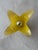 Green Vintage Glass Table Lamp in Yellow and Green Glass, 1980s For Sale - Image 8 of 12