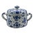 18th-C Delftware Two Handled Lidded Dish For Sale
