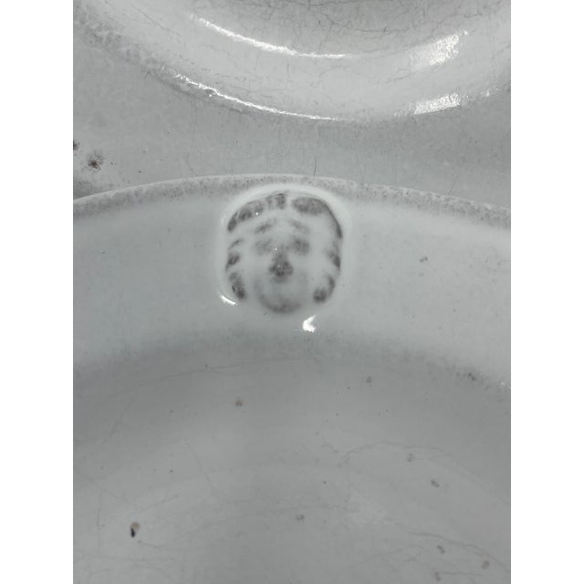 French Astier De Villatte Alexandre Soup Plates - Handmade in Paris - a Pair For Sale - Image 9 of 11