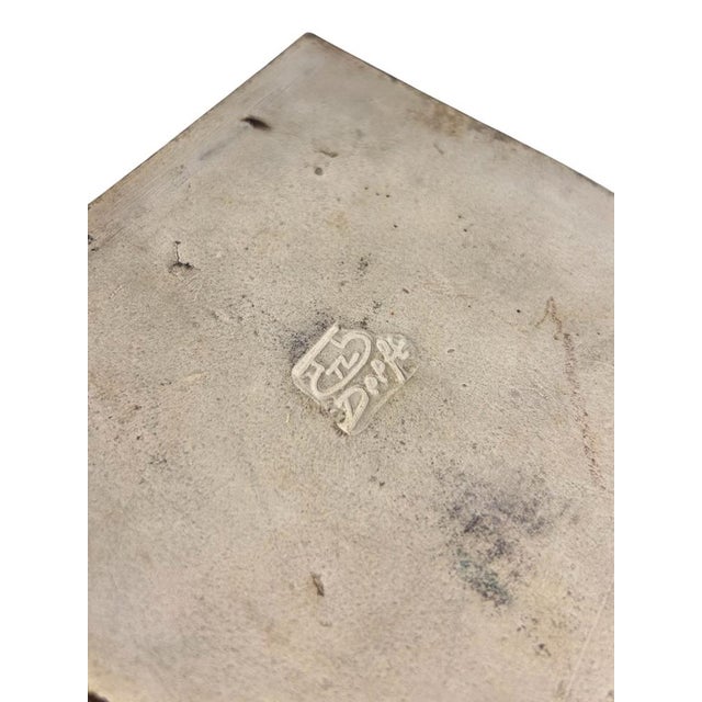 Mid-Century Modern Royal Delft Cloisonné Amsterdam Coat of Arms Tile For Sale - Image 13 of 15