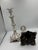 Pair of Baroque Revival Sterling Silver Candlesticks With Figural Tripod Bases For Sale - Image 13 of 15