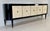 Italian Art Deco Sideboard in Parchment and Black Lacquer, 1950s For Sale - Image 4 of 10