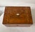 Stunning Antique English mahogany jewelry box with fold out tray. And in a detail.