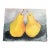 Contemporary Original 2 Pears Impressionist Still Life Painting For Sale