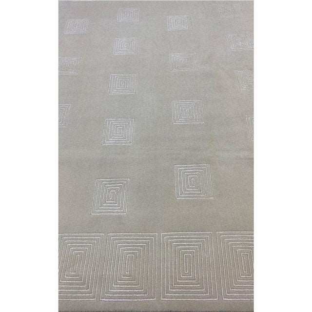 1990s Handwoven Contemporary Area Rug 8x10 For Sale - Image 9 of 11