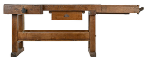 Artisanal Wooden Workshop Workbench