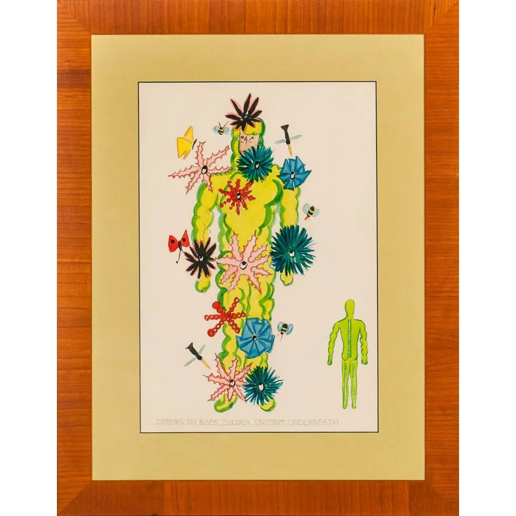 "The Green Scuba Diver" Chairish