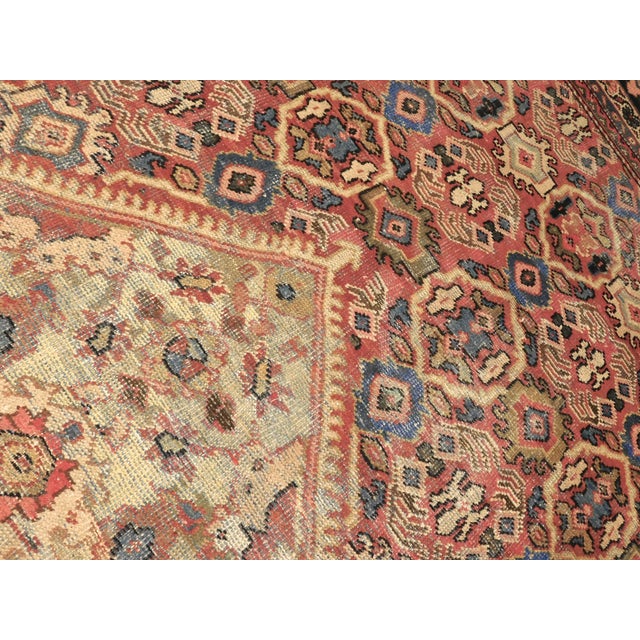 Antique Persian Mahal Rug. 9'6"x 13' For Sale - Image 17 of 18