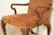 Baker Furniture Stately Homes Georgian Carved Mahogany Open Arm Library Chairs, Pair For Sale - Image 9 of 13