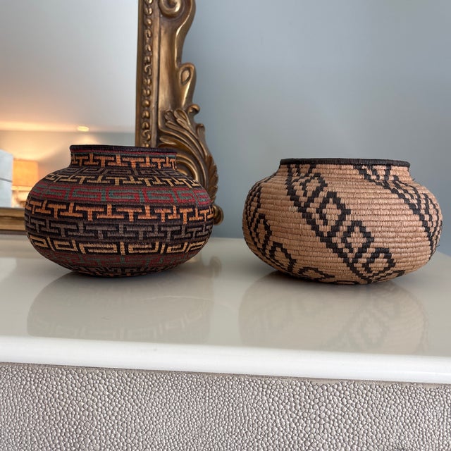 Brown Beautiful 21st Century Wounaan Rainforest Basket For Sale - Image 8 of 8