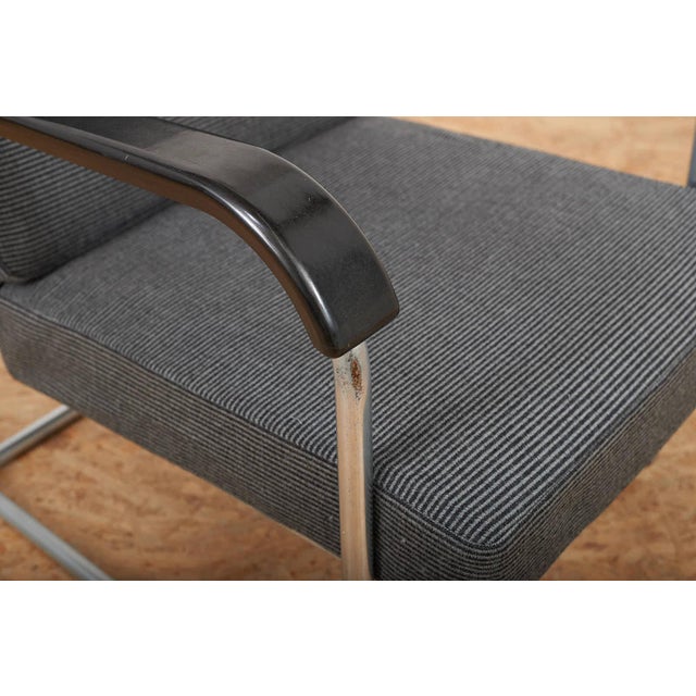 Model 1435 Cantilever Chair in Chrome-Plated Tubular Steel, 1930 For Sale - Image 6 of 13