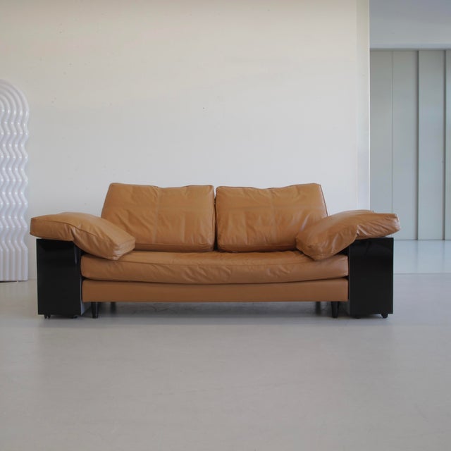 1980s Lota Sofa in Leather by Eileen Gray for Classicon, 1980s For Sale - Image 5 of 8