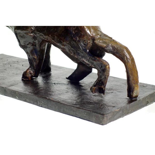 Metal Augusto Perez, Cat Sculpture, 1970s, Bronze For Sale - Image 7 of 10