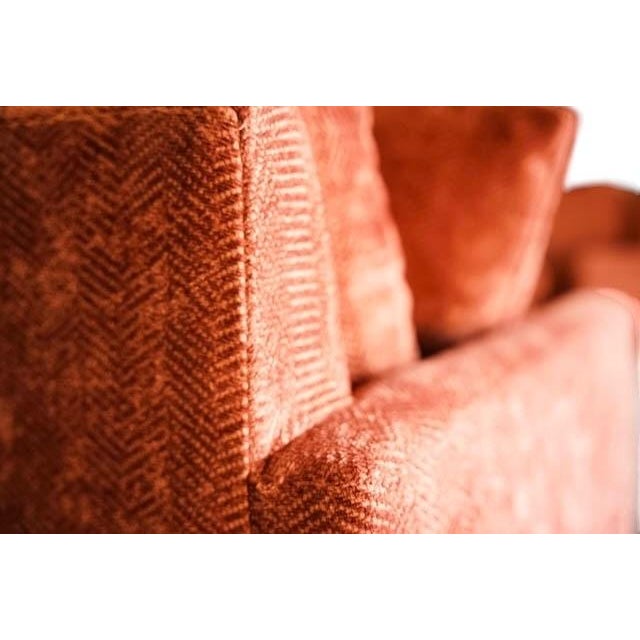 Vintage Curved Serpentine Sectional Sofa in Sienna Chenille, Attributed to Milo Baughman, Circa 1970s For Sale - Image 13 of 17