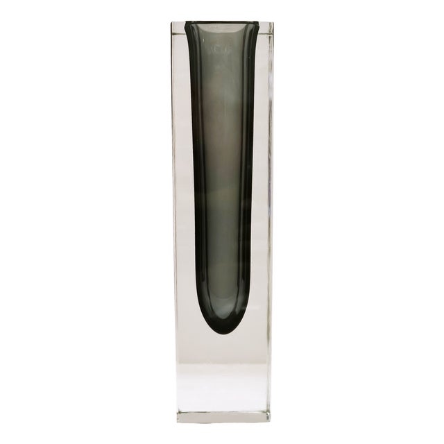 Large Murano Sommerso Glass Vase from Alessandro Mandruzzato, 1970s For Sale