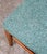 Wood Mid Century Modern Dining Chairs Set 3 Solid Oak Keller Furniture Aqua Blue MCM For Sale - Image 7 of 12