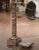 19th Century French Napoleon III Carved Marble and Bronze Selette Pedestal Table For Sale - Image 10 of 12