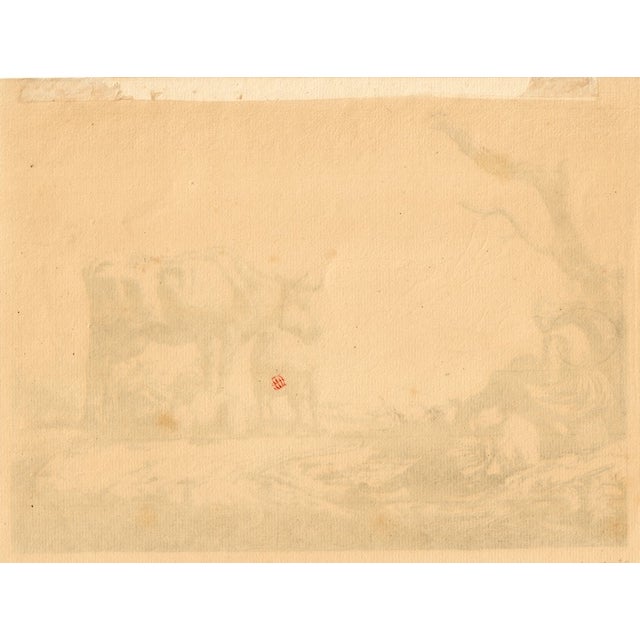 Adriaen Van De Velde Old Master Etching of a Golden Age Pastoral Scene W/ Watermark & Collector's Mark For Sale In Reno/Lake Tahoe - Image 6 of 12