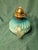 Rare Antique Blue Satin Glass Oil Kerosene Finger Lamp Hand-Blown Uv Reactive For Sale - Image 11 of 18