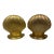 Vintage Solid Brass Clam Seashell Bookends - Pair For Sale