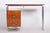 Bauhaus Writing Desk in Oak and Chrome by R. Slezák, Czech, 1930s, in Restored conditions. Designed 1920 to 1949 This...
